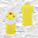 Borussia Dortmund Camiseta Polo del 2022-2023 Amarillo y Blanco