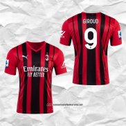 Primera AC Milan Camiseta Jugador Giroud 2021-2022