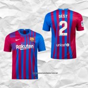Primera Barcelona Camiseta Jugador Dest 2021-2022