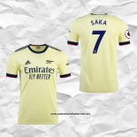 Segunda Arsenal Camiseta Jugador Saka 2021-2022