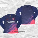 Segunda Atletico Madrid Camiseta 2021-2022 Manga Larga