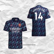 Tercera Arsenal Camiseta Jugador Aubameyang 2021-2022