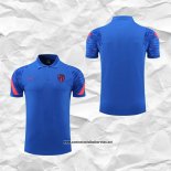 Atletico Madrid Camiseta Polo del 2022-2023 Azul