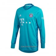 Bayern Munich Camiseta Portero 2020-2021 Manga Larga Azul