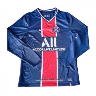 Primera Paris Saint-Germain Camiseta 2020-2021 Manga Larga