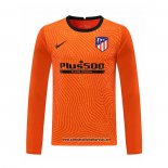 Atletico Madrid Camiseta Portero 2020-2021 Manga Larga Naranja