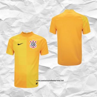 Corinthians Camiseta Portero 2021-2022 Amarillo Tailandia