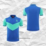 Olympique Marsella Camiseta Polo del 2022-2023 Azul y Verde