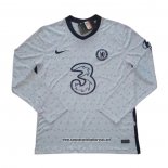 Segunda Chelsea Camiseta 2020-2021 Manga Larga