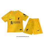 Liverpool Camiseta Portero Nino 2021-2022 Amarillo