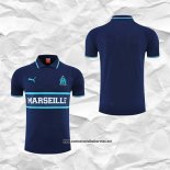 Olympique Marsella Camiseta Polo del 2022-2023 Azul Marino