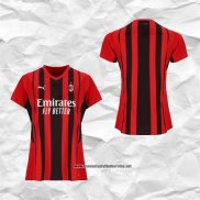 Primera AC Milan Camiseta Mujer 2021-2022