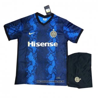 Primera Inter Milan Camiseta Nino 2021-2022