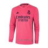 Segunda Real Madrid Camiseta 2020-2021 Manga Larga