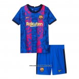 Tercera Barcelona Camiseta Nino 2021-2022