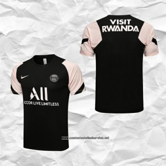 Paris Saint-Germain Camiseta de Entrenamiento 2021-2022 Negro y Rosa