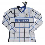 Segunda Inter Milan Camiseta 2020-2021 Manga Larga