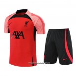 Chandal del Liverpool 2022-2023 Manga Corta Rojo - Pantalon Corto