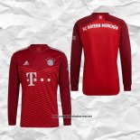 Primera Bayern Munich Camiseta 2021-2022 Manga Larga