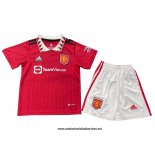 Primera Manchester United Camiseta Nino 2022-2023