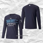 Tercera Manchester City Camiseta 2021-2022 Manga Larga