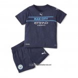 Tercera Manchester City Camiseta Nino 2021-2022