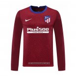 Atletico Madrid Camiseta Portero 2020-2021 Manga Larga Rojo