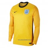 Inglaterra Camiseta Portero 2020-2021 Manga Larga Amarillo