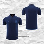 Italia Camiseta Polo del 2022-2023 Azul Marino
