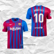 Primera Barcelona Camiseta Jugador Ansu Fati 2021-2022