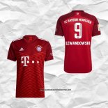 Primera Bayern Munich Camiseta Jugador Lewandowski 2021-2022