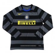 Tercera Inter Milan Camiseta 2020-2021 Manga Larga