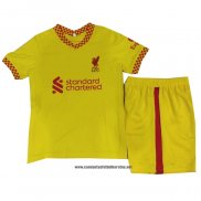 Tercera Liverpool Camiseta Nino 2021-2022