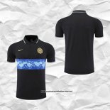 Inter Milan Camiseta Polo del 2022-2023 Negro y Azul