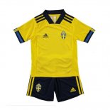 Primera Suecia Camiseta Nino 2020-2021