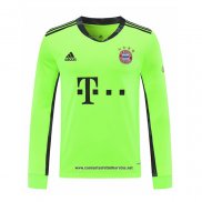 Bayern Munich Camiseta Portero 2020-2021 Manga Larga Verde