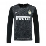 Inter Milan Camiseta Portero 2020-2021 Manga Larga Negro