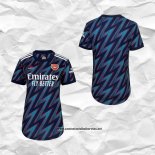Tercera Arsenal Camiseta Mujer 2021-2022