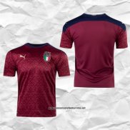 Italia Camiseta Portero 2021 Rojo Tailandia