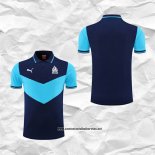 Olympique Marsella Camiseta Polo del 2022-2023 Azul Marino