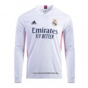 Primera Real Madrid Camiseta 2020-2021 Manga Larga