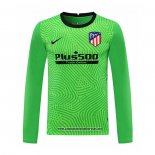 Atletico Madrid Camiseta Portero 2020-2021 Manga Larga Verde