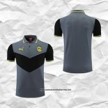 Borussia Dortmund Camiseta Polo del 2022-2023 Gris y Negro