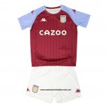 Primera Aston Villa Camiseta Nino 2020-2021
