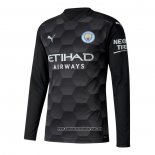 Primera Manchester City Camiseta Portero 2020-2021 Manga Larga
