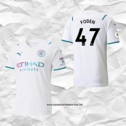 Segunda Manchester City Camiseta Jugador Foden 2021-2022
