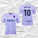 Segunda Barcelona Camiseta Jugador Ansu Fati 2021-2022