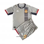 Tercera Genoa Camiseta Nino 2021-2022