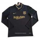Segunda Barcelona Camiseta 2020-2021 Manga Larga