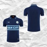 Manchester City Camiseta Polo del 2022-2023 Azul Marino